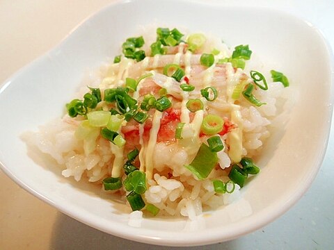 味ぽん/マヨで　長芋とシーサラダと葱の丼